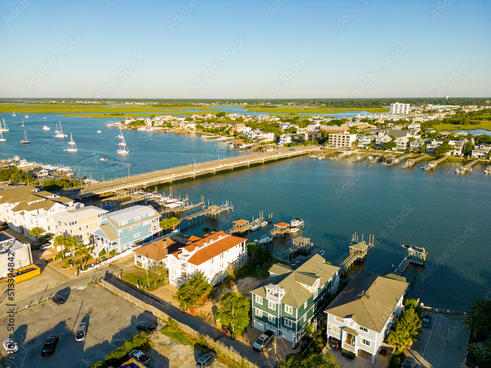 Luxury waterfront real estate in Wrightsville Beach NC USA