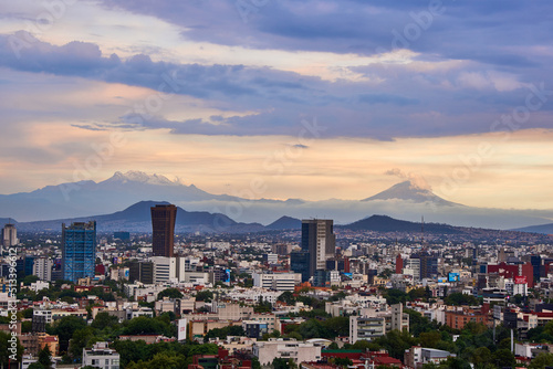 Panoramic photo of mexico city