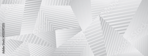 Abstract background made of groups of lines in gray and white colors