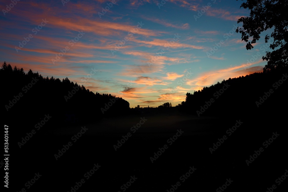 Obraz premium sunrise over the mountains