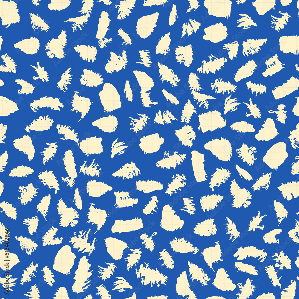 Fototapeta premium Seamless pattern abstract texture ink stains