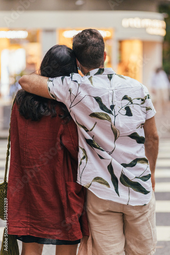 Obraz na plátně couple in the city