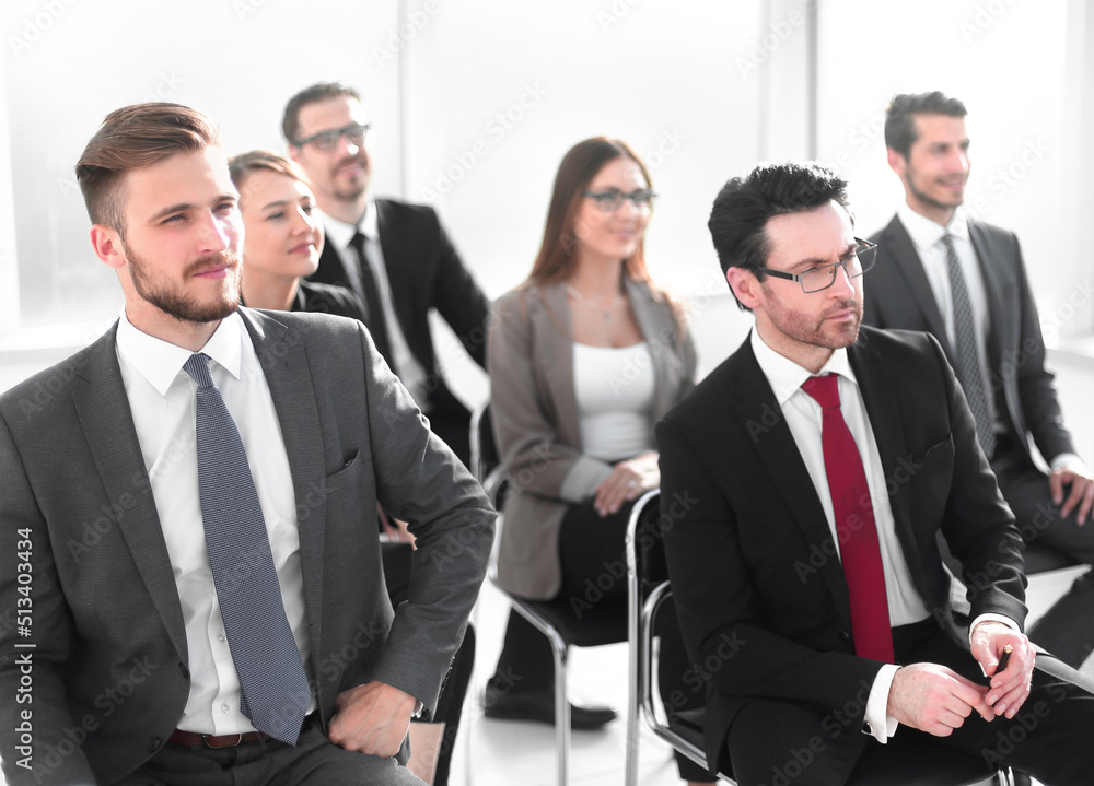 business team at a business meeting