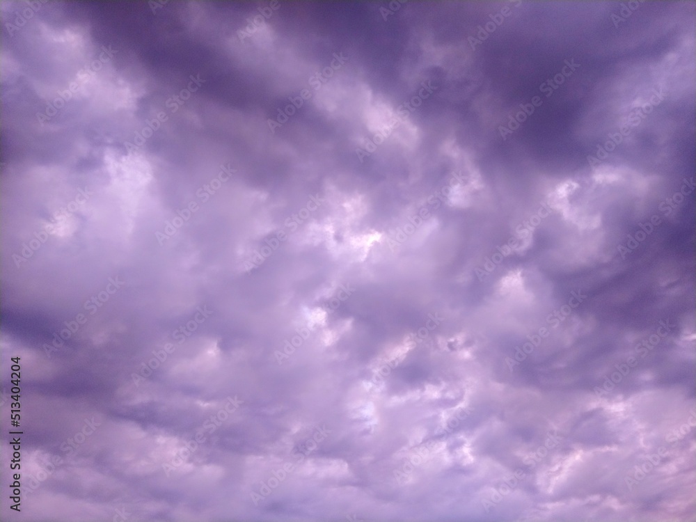 Purple Sunrise Cloudscape