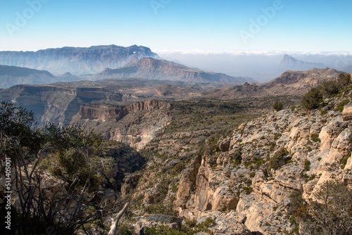 Climbing Jebel Shams - the tallest mountain of Oman photo