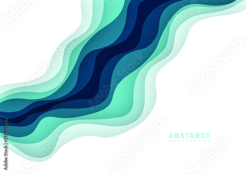 abstract background image Stacking paper cuts.