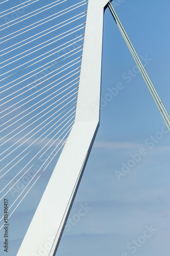 Fototapeta Naklejka Na Ścianę i Meble -  suspension bridge over sky
