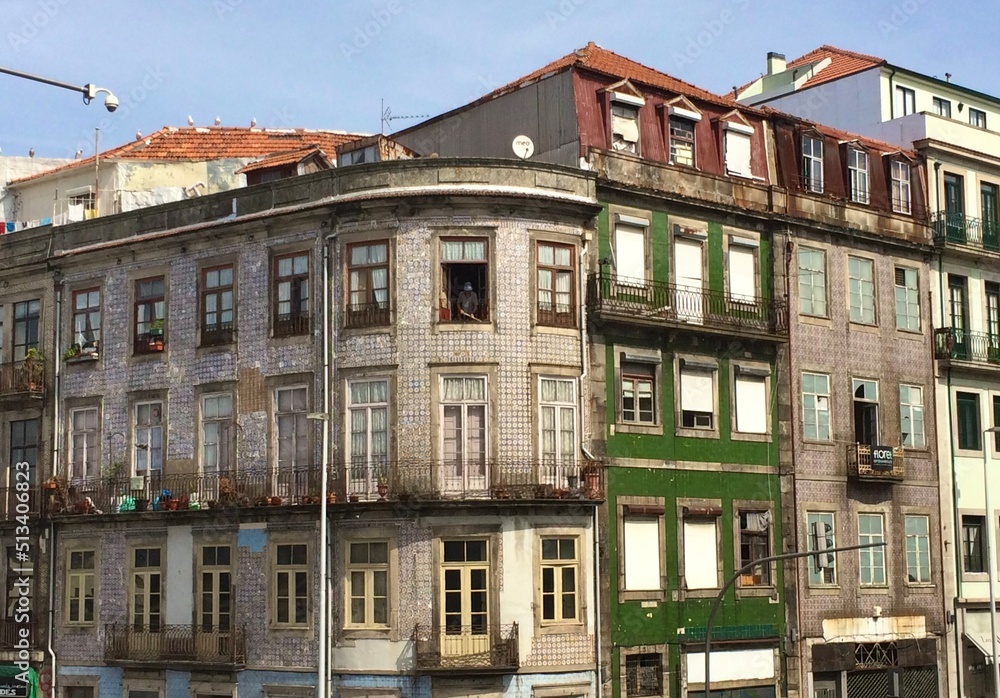 Obraz premium Colored houses of Porto