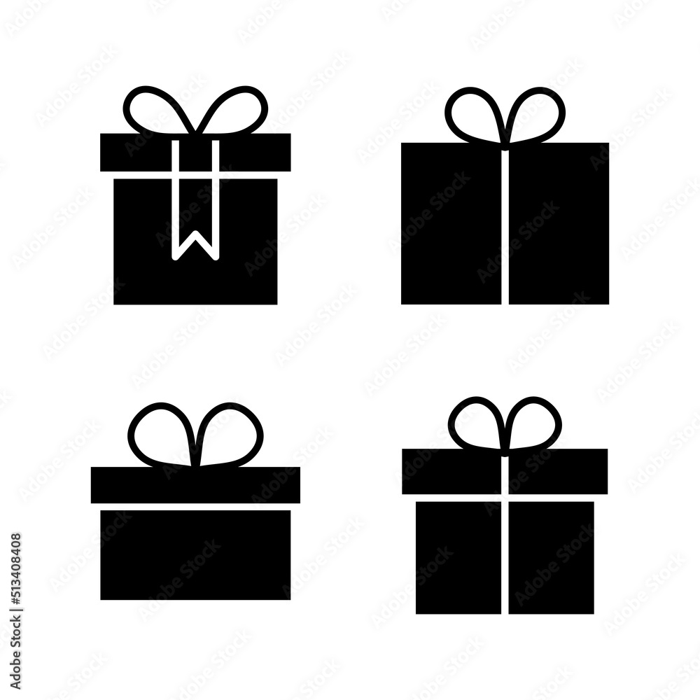 Gift icon vector. gift sign and symbol. birthday gift Gift icon vector. gift sign and symbol. birthday gift