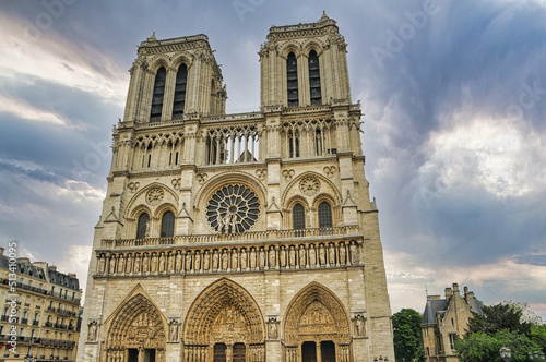 Cathedral notre dame in Paris