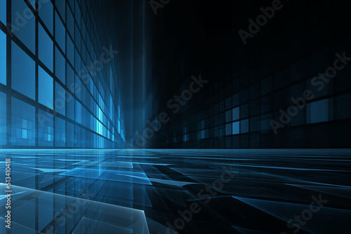 Digital technology blue abstract background