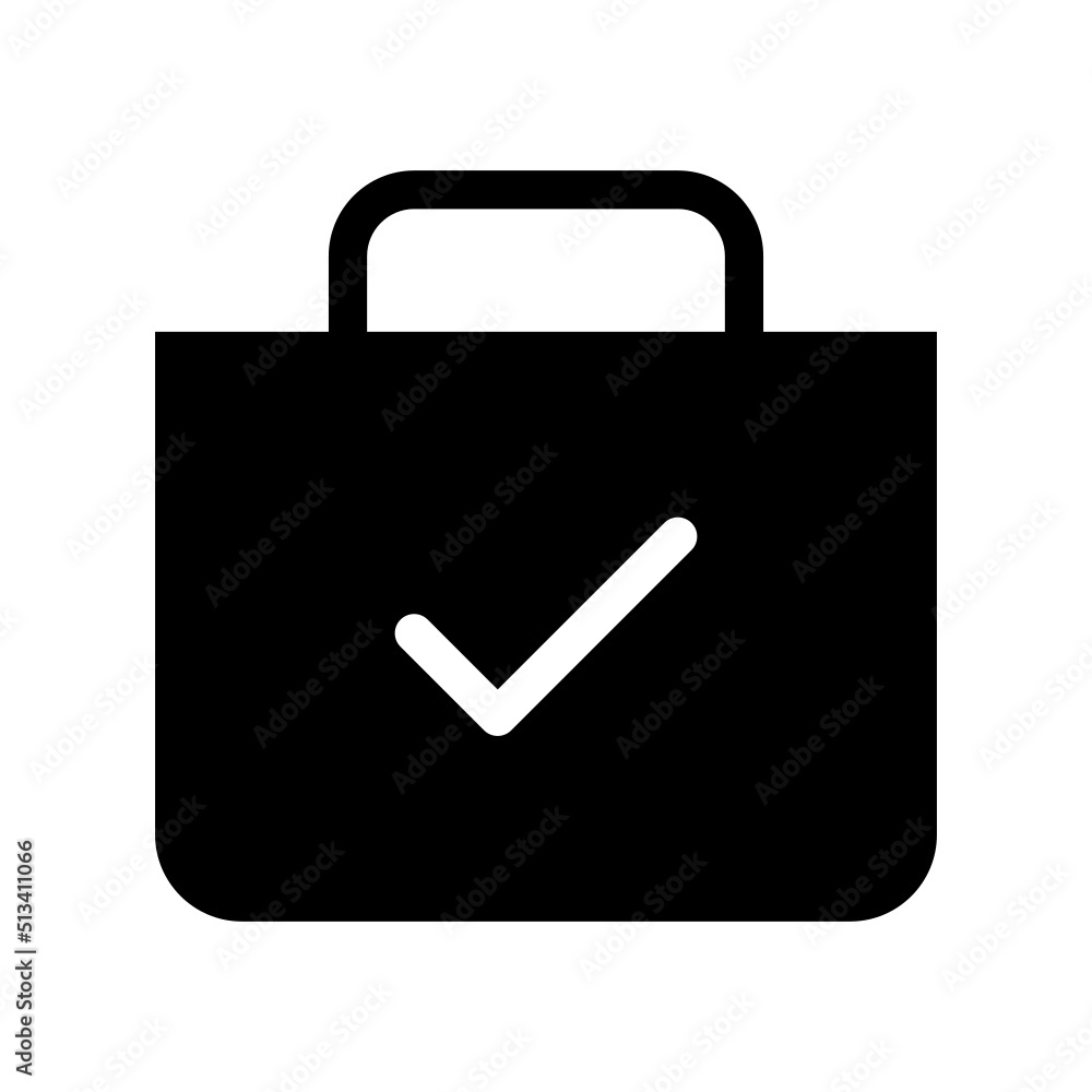 Briefcase Icon Vector Symbol Design Illustration Briefcase Icon Vector Symbol Design Illustration