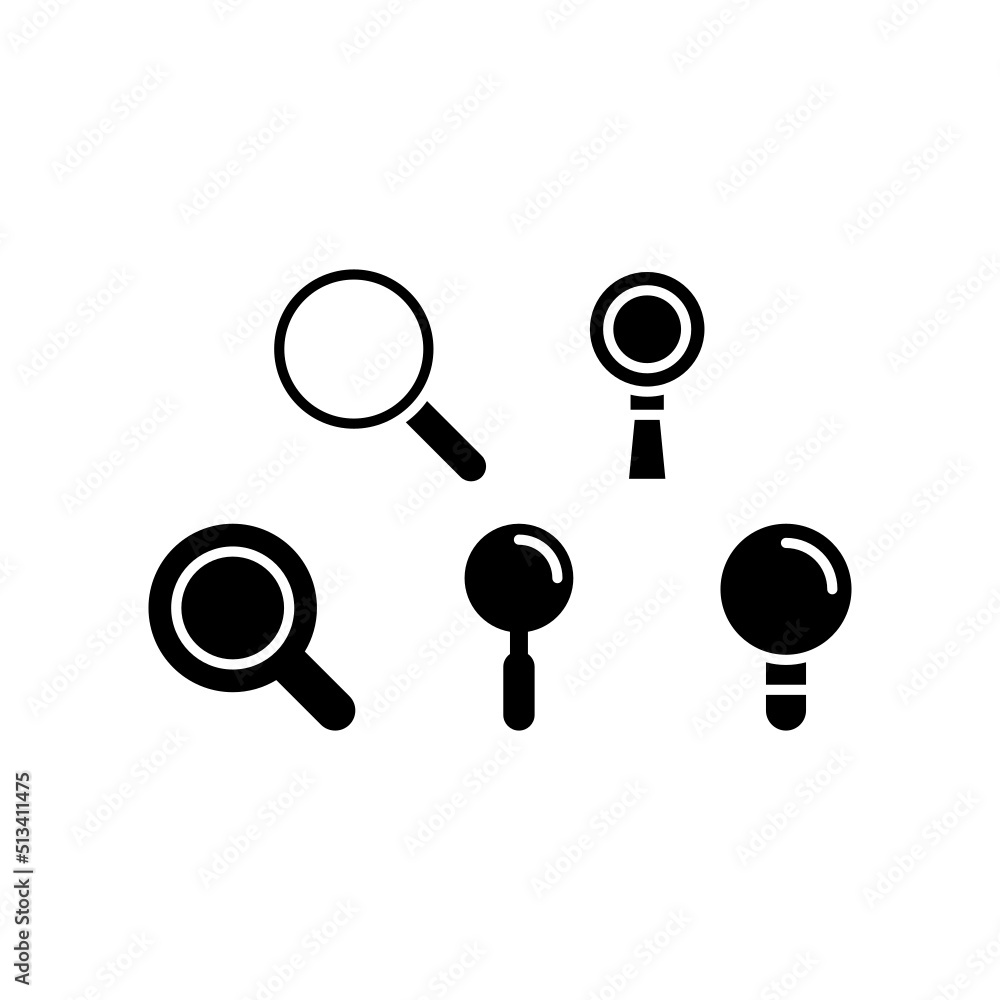 Search Icon Set Vector Symbol Design Illustration Search Icon Set Vector Symbol Design Illustration