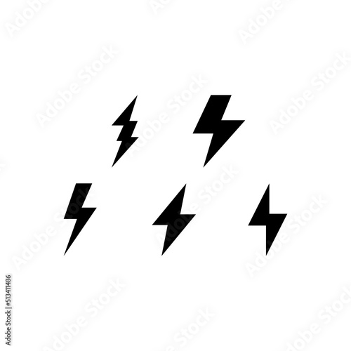 Electric Icon Set Vector Symbol Design Illustration