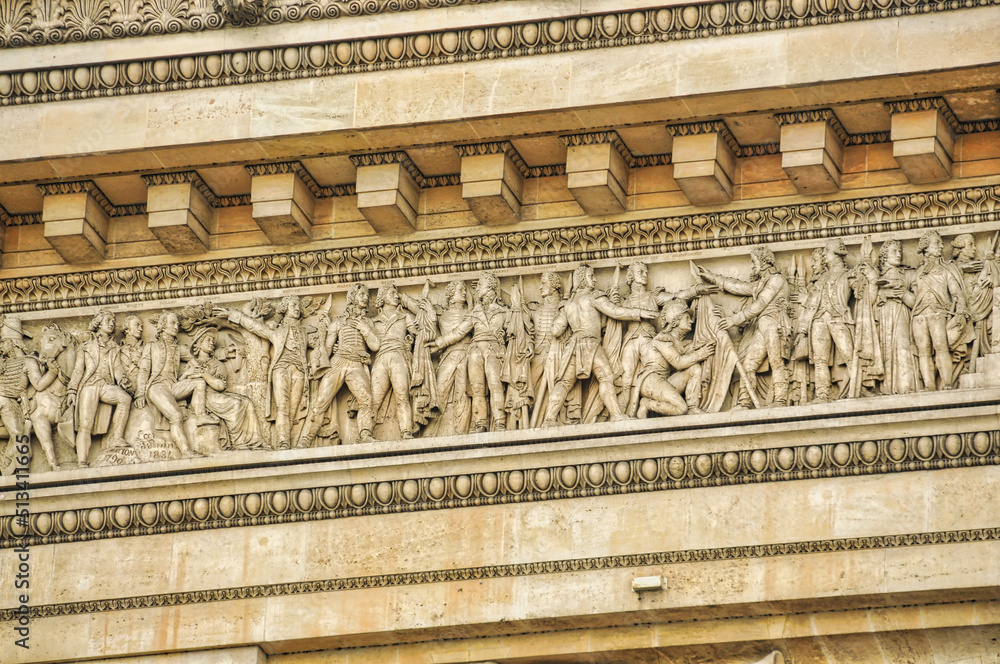 Fototapeta premium Arc de triomphe etoile in Paris