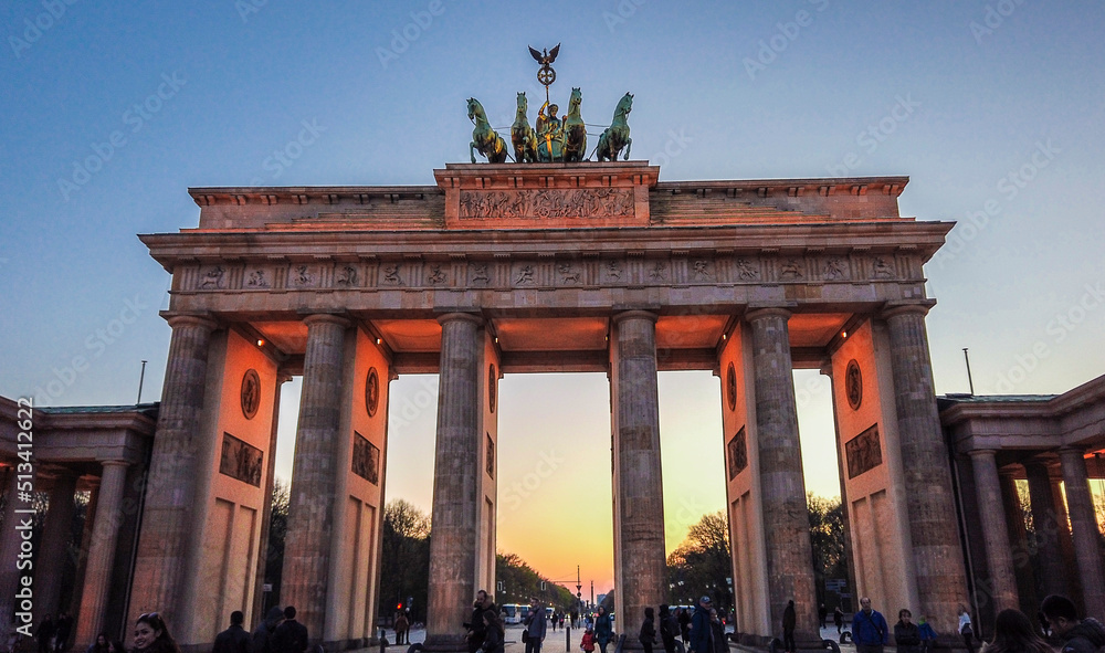 Obraz premium Photographs of Architecture, Streets and houses of Berlin, Germany.