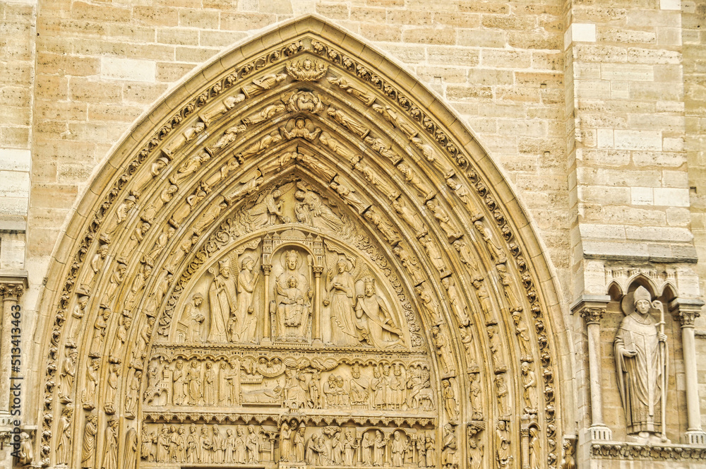 Cathedral notre dame in Paris