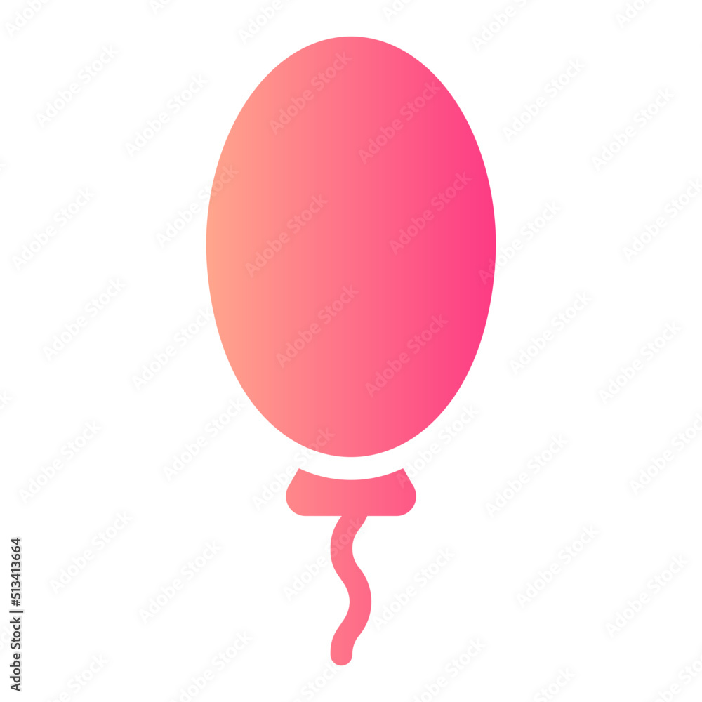 balloons gradient icon balloons gradient icon