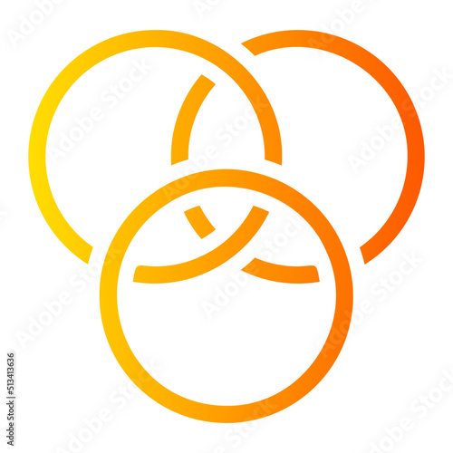 rings gradient icon
