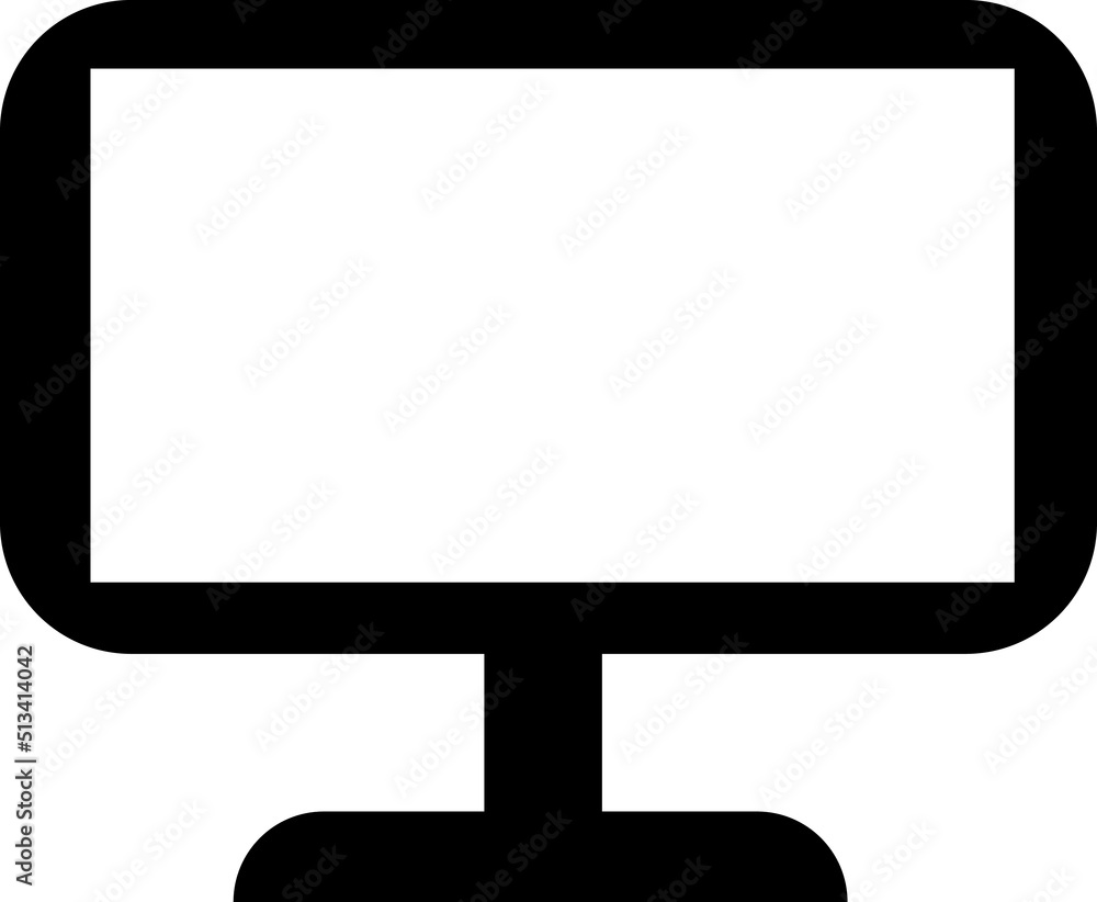 monitor icon illustration on white background..eps monitor icon illustration on white background..eps
