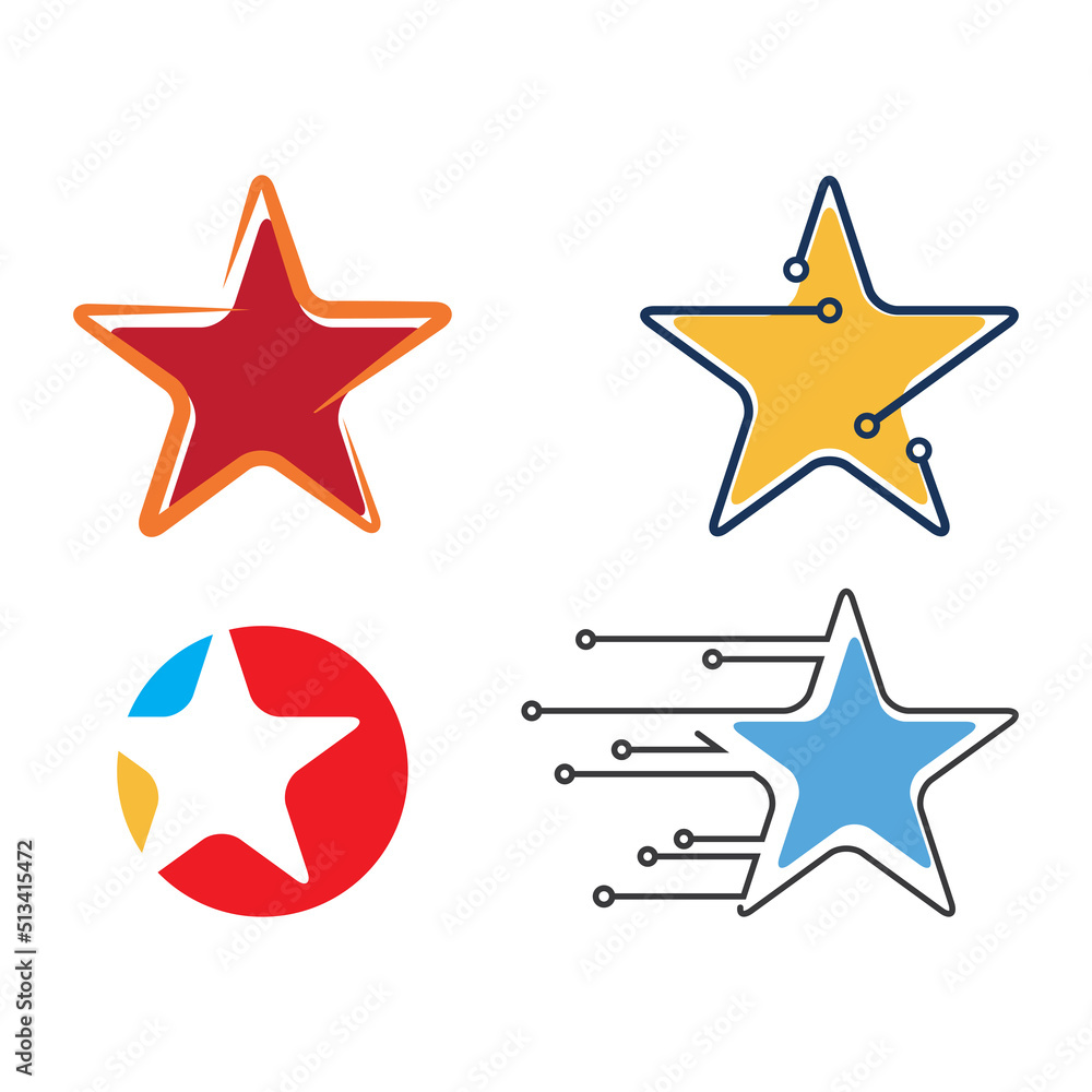 Fototapeta premium Star Tech