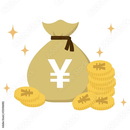 キラキラの金貨袋