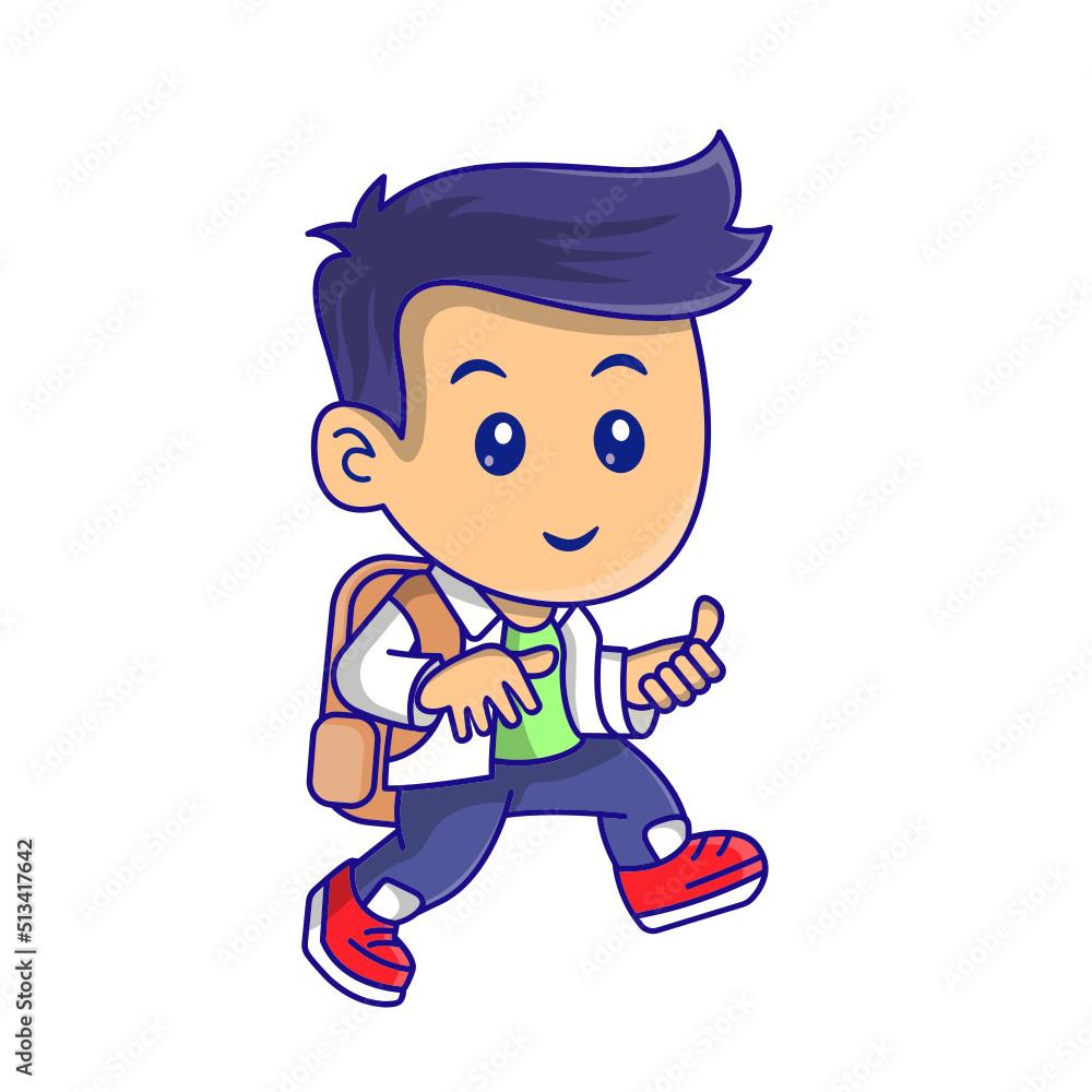 Cute kid back to school clipart Cute kid back to school clipart