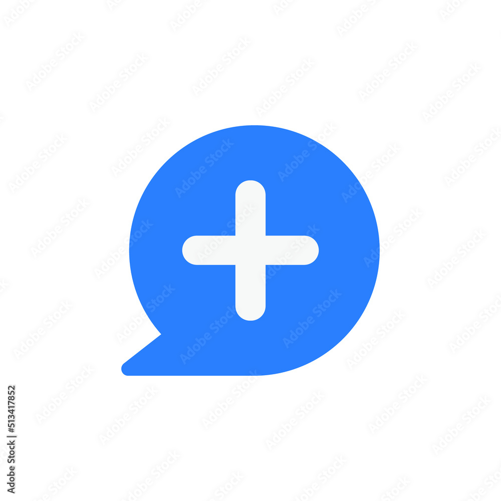 Obraz premium bubble chat icon vector. chat icon vector illustration