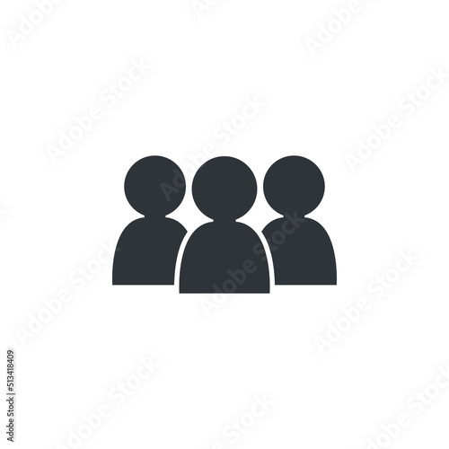 person icon vector. poeple icon vector illustration