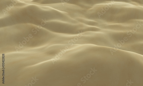 3D brown desert topography. Sand dune. © Kavik