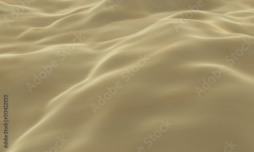 3D brown desert topography. Sand dune. © Kavik