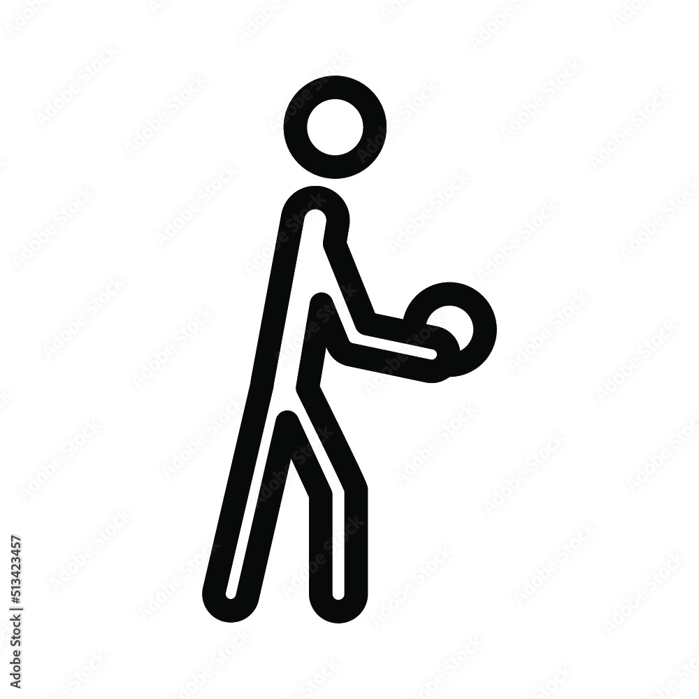 Illustration Vector Graphic of Bowling icon template Illustration Vector Graphic of Bowling icon template