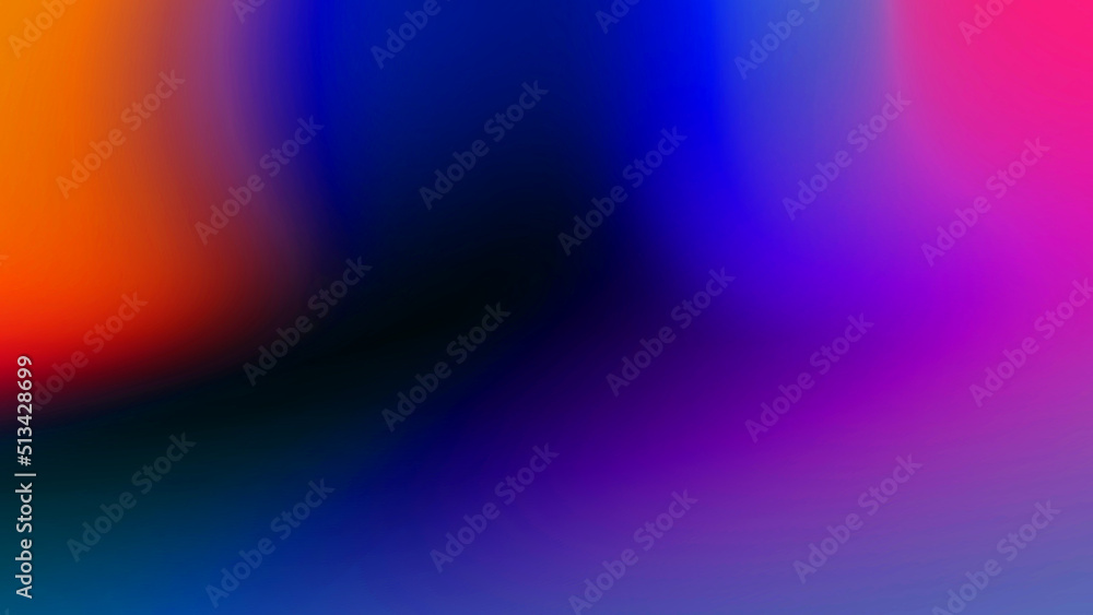 Gradient colorful  background. 3D rendering 