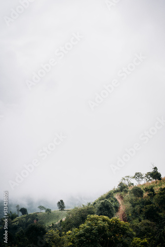 landscape with clouds