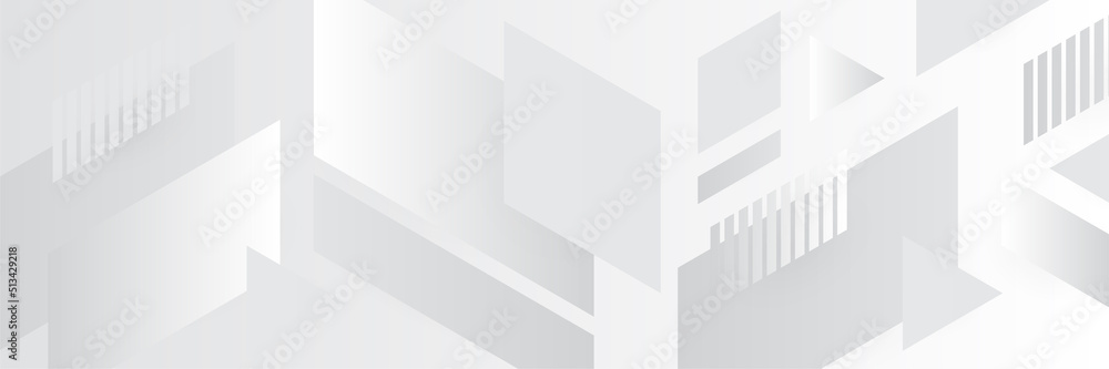 Modern elegant white gray banner background with creative design and shiny lines Modern elegant white gray banner background with creative design and shiny lines