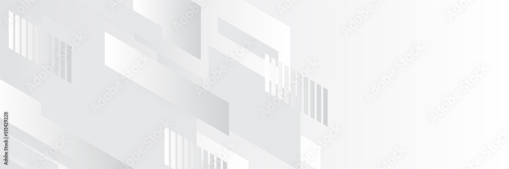 Modern elegant white gray banner background with creative design and shiny lines Modern elegant white gray banner background with creative design and shiny lines