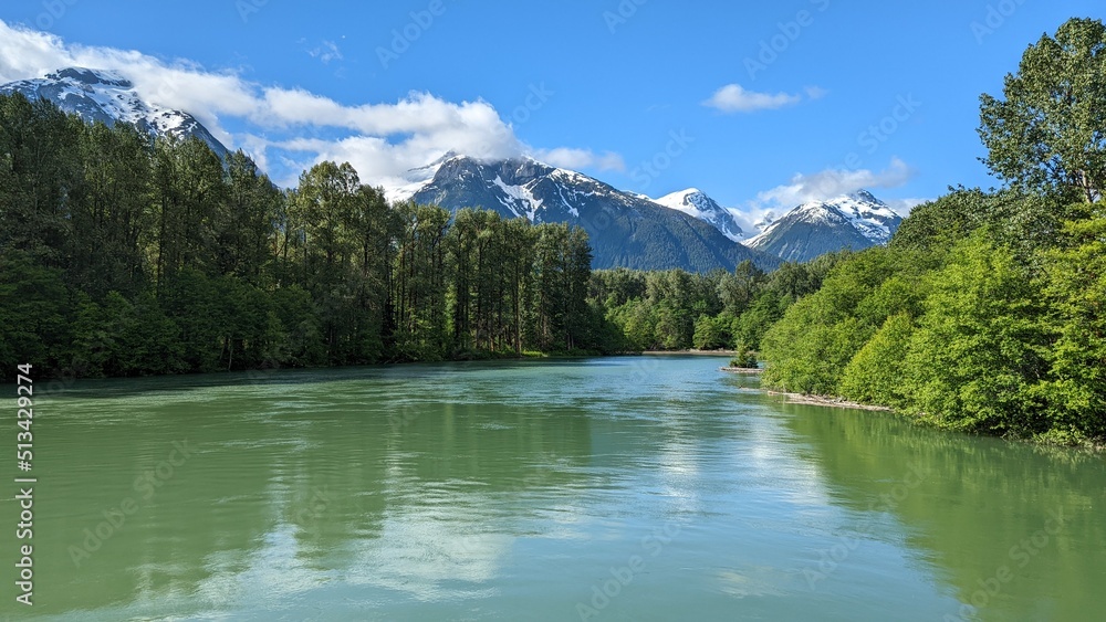 Exstew River, Ecstew, British Columbia, Canada