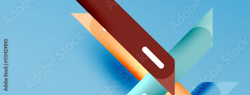 Background overlapping lines. Dynamic lines abstract wallpaper. Straight lines composition vector illustration for wallpaper banner background or landing page