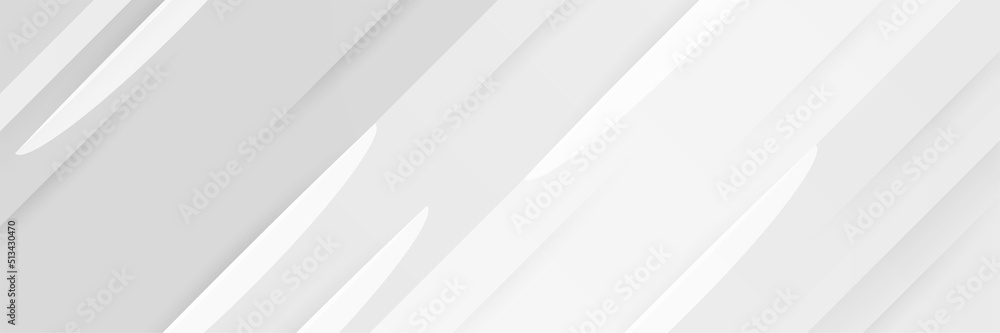 Minimal geometric white light banner background abstract design. Vector abstract graphic design banner pattern background template. Minimal geometric white light banner background abstract design. Vector abstract graphic design banner pattern background template.