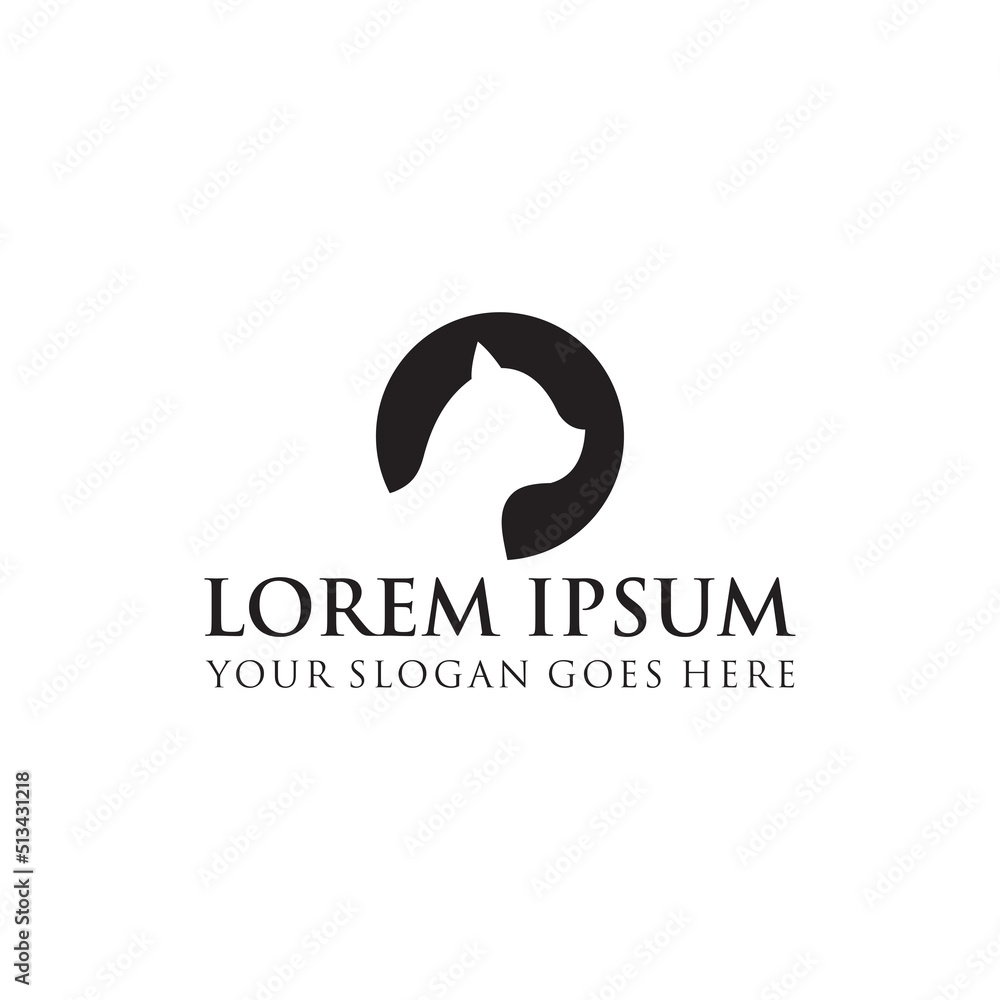 Obraz premium pets care logo , veterinary logo