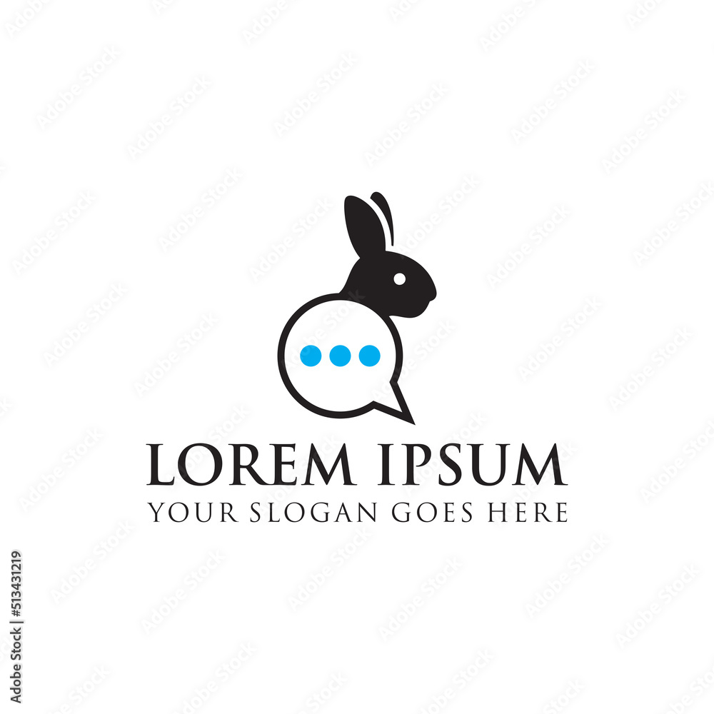 Fototapeta premium pets talk logo , veterinary logo
