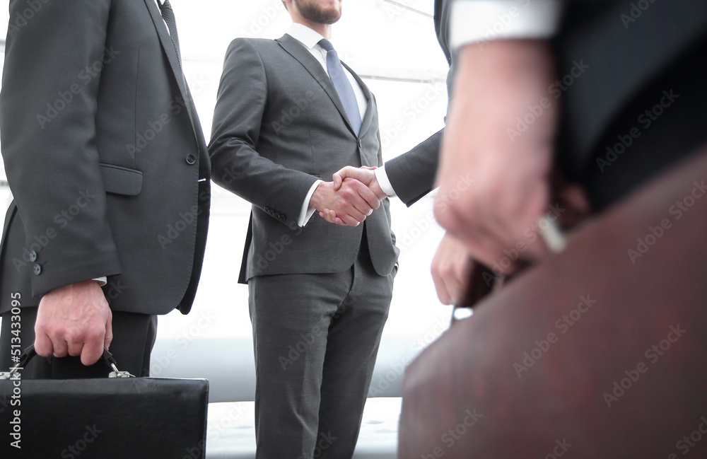 closeup.meeting business partners. closeup.meeting business partners.