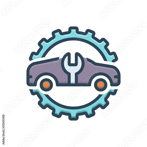 Color illustration icon for reforms