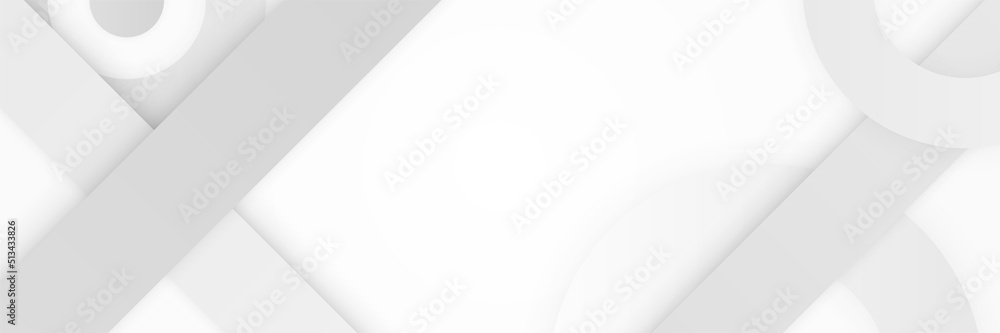 Abstract white grey hi-tech polygonal corporate banner background Abstract white grey hi-tech polygonal corporate banner background