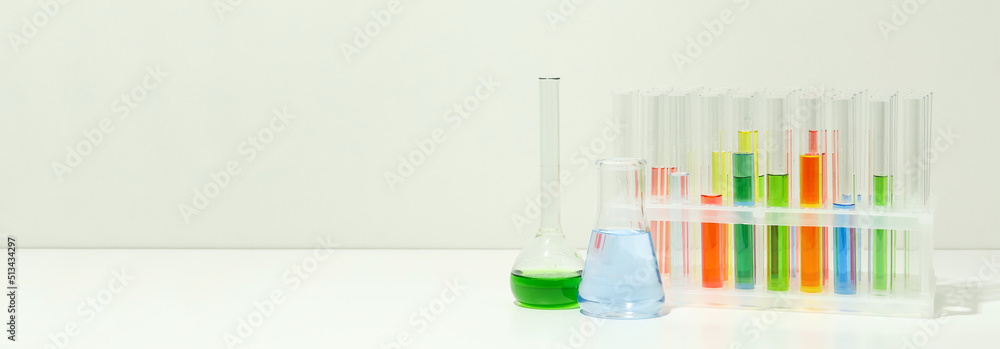 Concept of science with different laboratory accessories Concept of science with different laboratory accessories