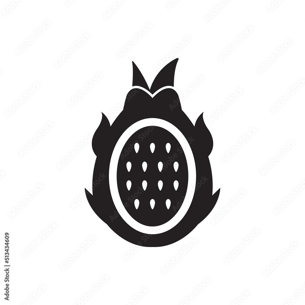 Dragon fruit icon Stock Vector | Adobe Stock