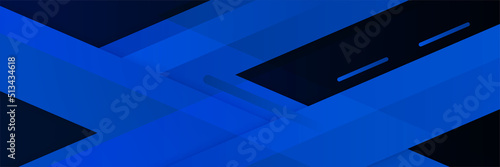 Modern dark blue banner background