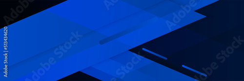 Modern dark blue banner background