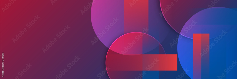 Blue red abstract banner background with stripes lines and geometric element shapes design. Abstract red blue background vector illustration Blue red abstract banner background with stripes lines and geometric element shapes design. Abstract red blue background vector illustration