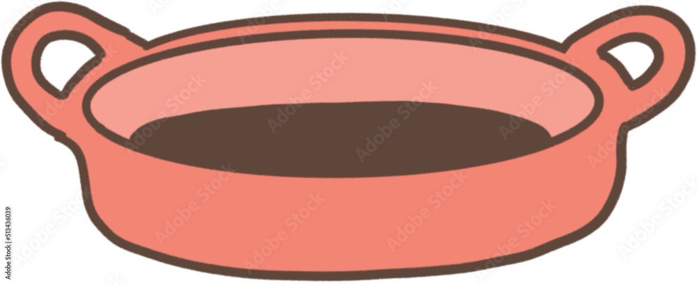 soup pot kitchenware illustration icon